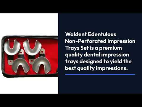 Waldent Edentulous Non-Perforated Impression Trays K18/2 - 3