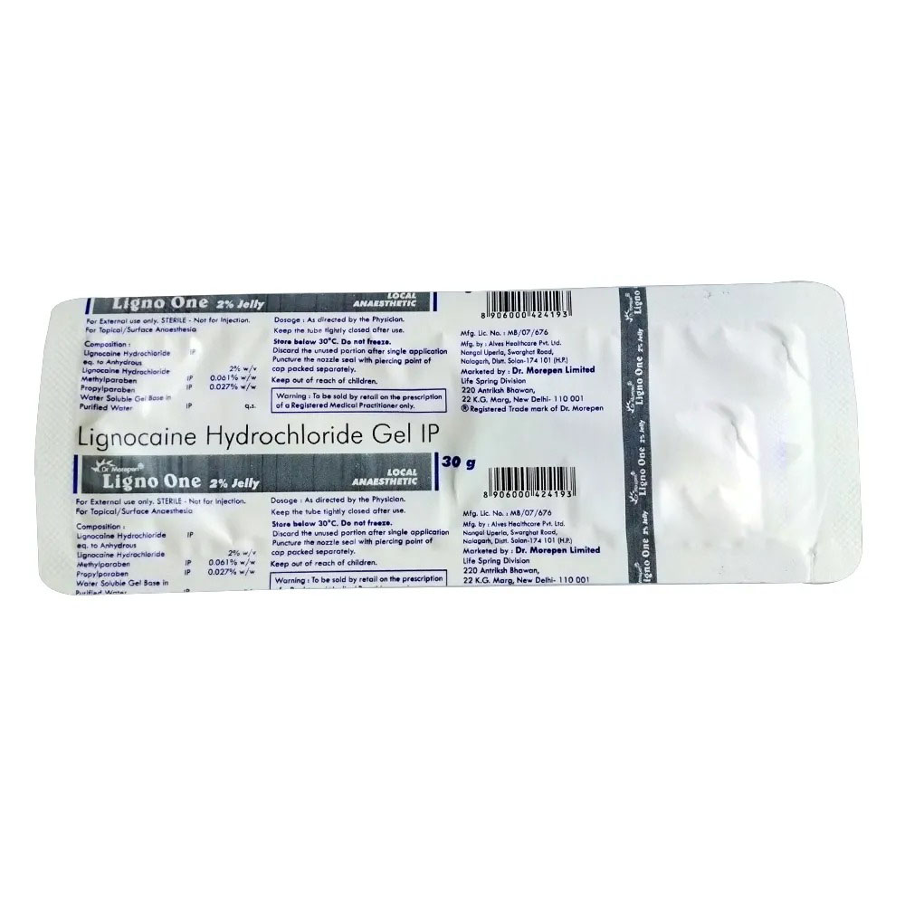 Dr.Morepen Ligno One 2% Jelly (Pack of 10)