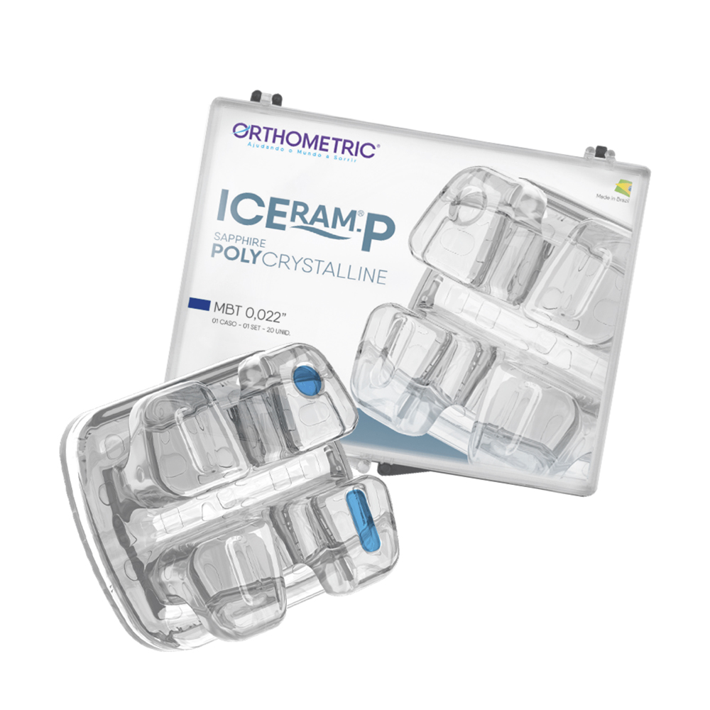 OrthoMetric Iceram -P Polycrystalline Ceramic Bracket Kit MBT 022 - (10.93.2920)