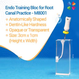 iDENTical Endo Training Block For Root Canal Practice - M8001 - 7