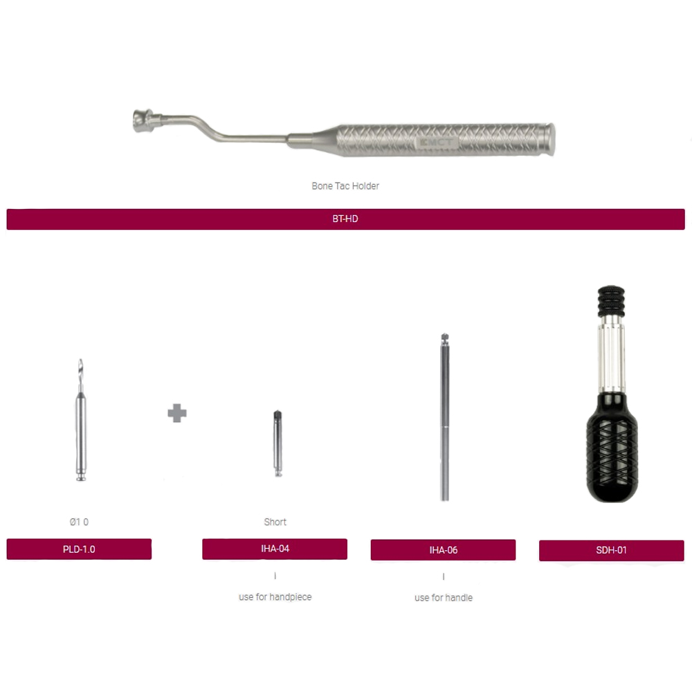 MCTBIO GBR Kit-04 Membrane Fixation Screws With Membrane Tac Combo Kit (GBR-04)