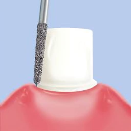 Pivo Straight Ogival End Contra-angle Diamond Burs CA - SO (Pack Of 5)