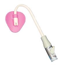 Zirc Pink Petal Saliva Ejector Attachment (Pack of 3)