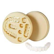 Maarc CAD-CAM Milling Wax Blanks (Open System Type) - Tooth Color