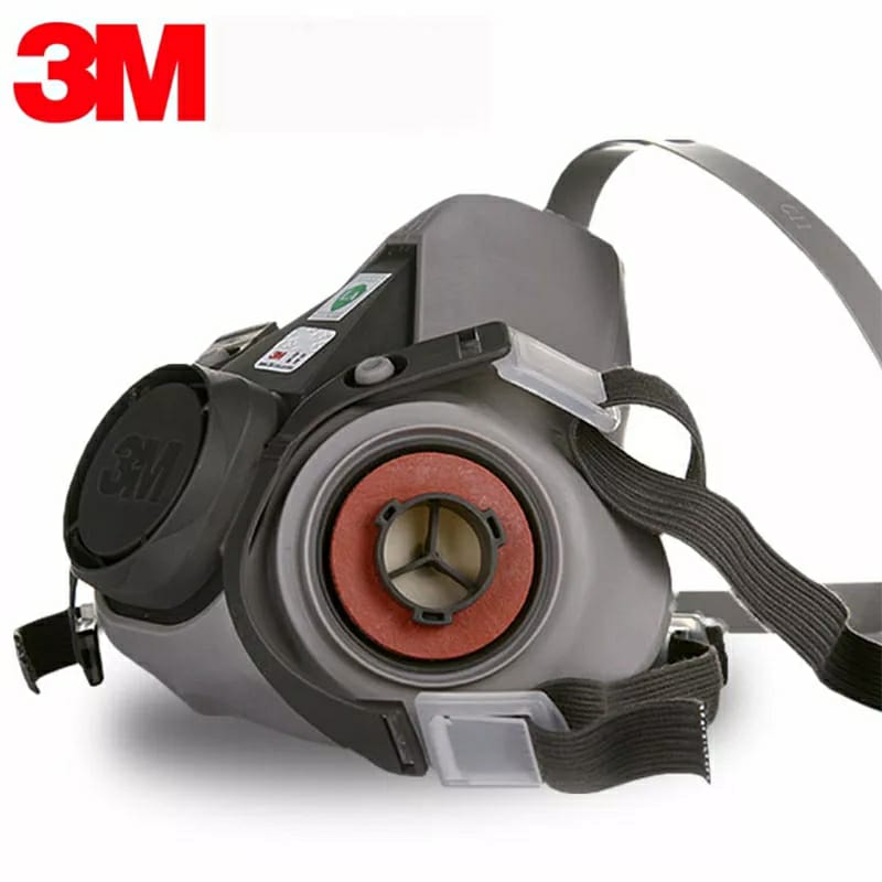 3M 6200 Respirator Mask With 2091 P100 Filters