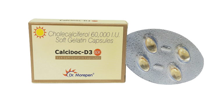 Dr. Morepen Calcidoc - D3 (Capsules)