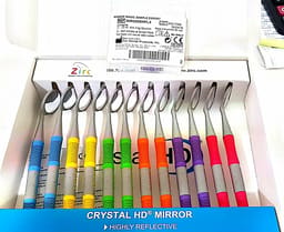 Zirc Crystal Mirrors Neon Assortment  - 7