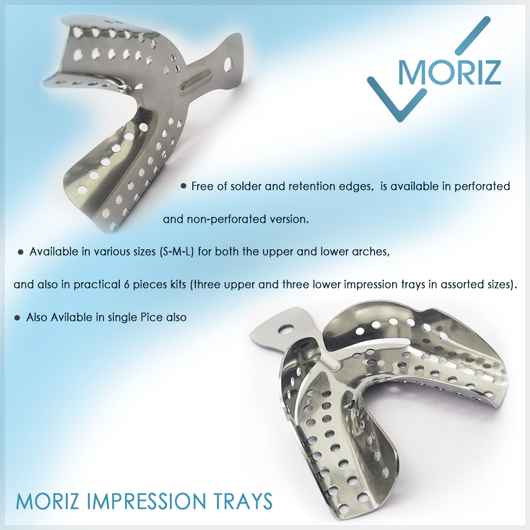 Moriz Stainless Steel Perforated Impression Trays