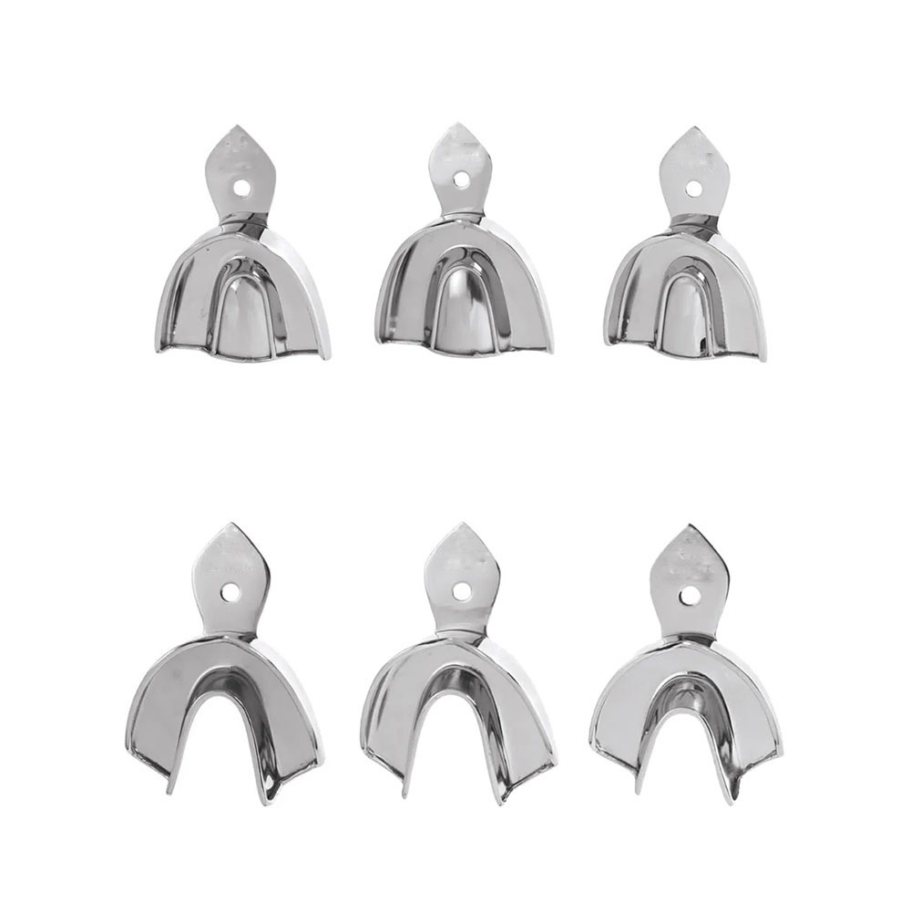 Bio-Art Dentulous Non-Perforated Impression Trays (Set of 6) AMLD0764