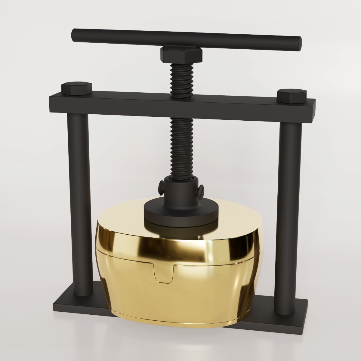 Indian Dental Flask & Clamp