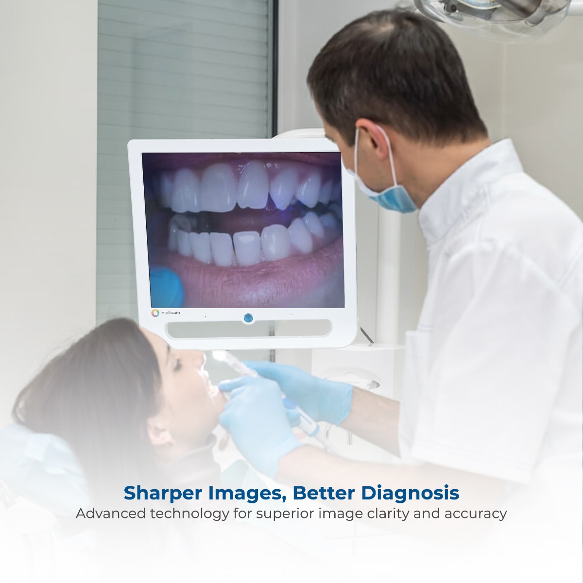 Intellicam 16MP Intraoral Camera with 17" Screen