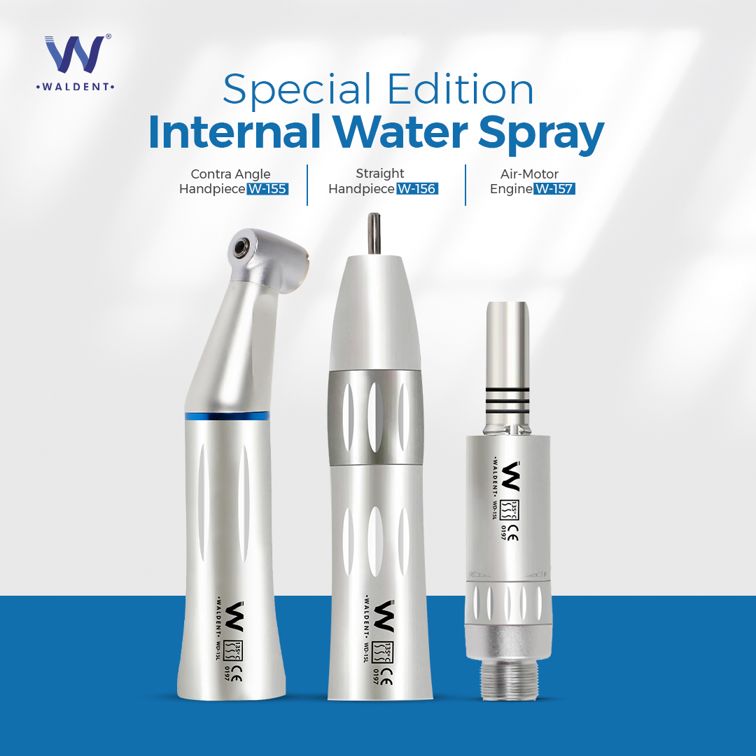 Waldent Internal Water Spray Contra Angle Handpiece (W-155)