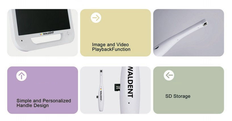 Waldent Intra Oral Camera with Screen - Ergo (10 MP)