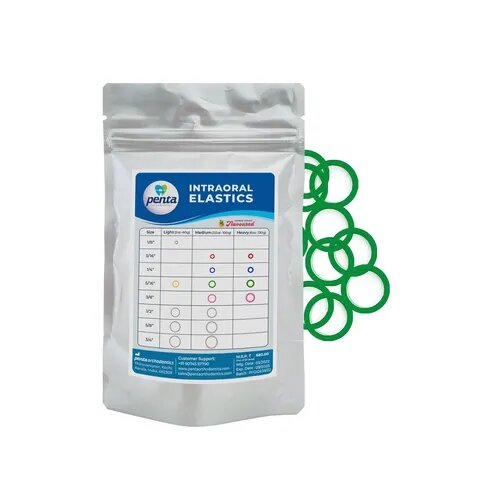 Penta Ortho Intraoral Elastics - Green 5/16-6 Oz