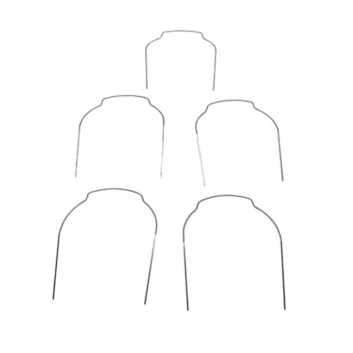 OSL CIA NiTi Intrusion Extrusion Archwires Long (Pack Of 5)