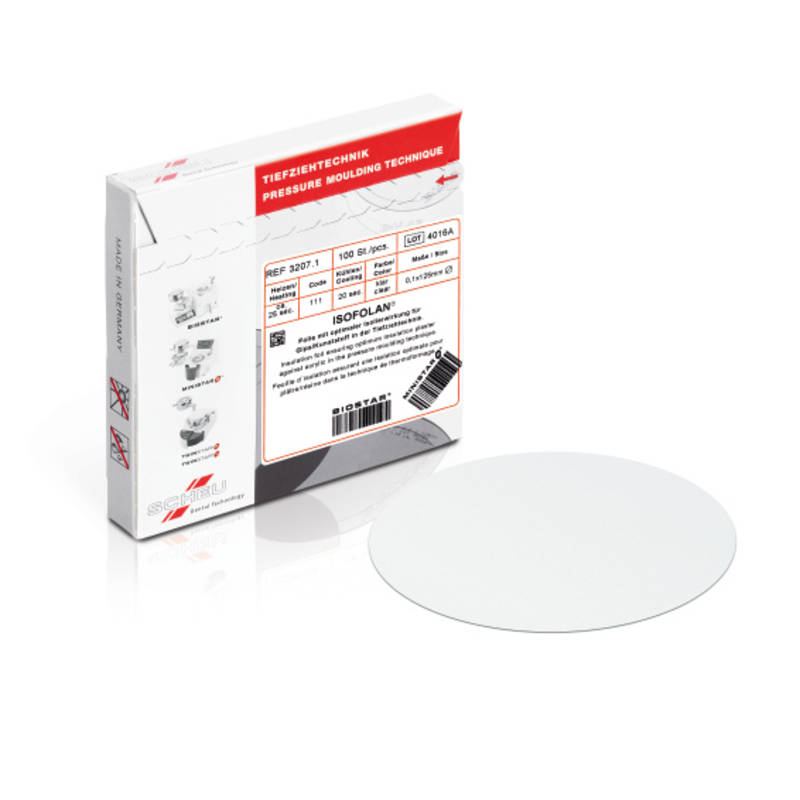 Scheu Isofolan Foil 0.1 x 125 mm 100/pk - 3207