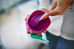 Dental Alginate Scoop And Measuring Jar (Purple) - 5