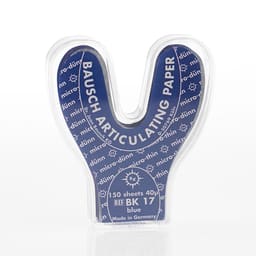 Bausch Articulating Paper Horseshoe Shape 150 Sheets Pre-Cut Blue - BK 17