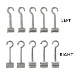 OSL Crimpable J Hooks - 0.022 (Pack Of 10) - 2