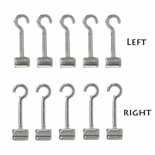 OSL Crimpable J Hooks - 0.022 (Pack Of 10)