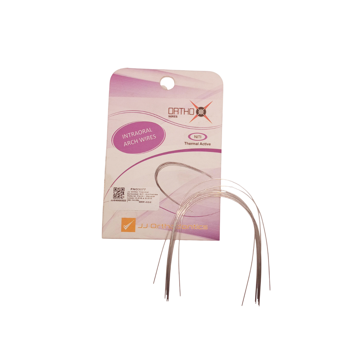 JJ Ortho Thermal Activated NiTi Archwires Natural Form - Round