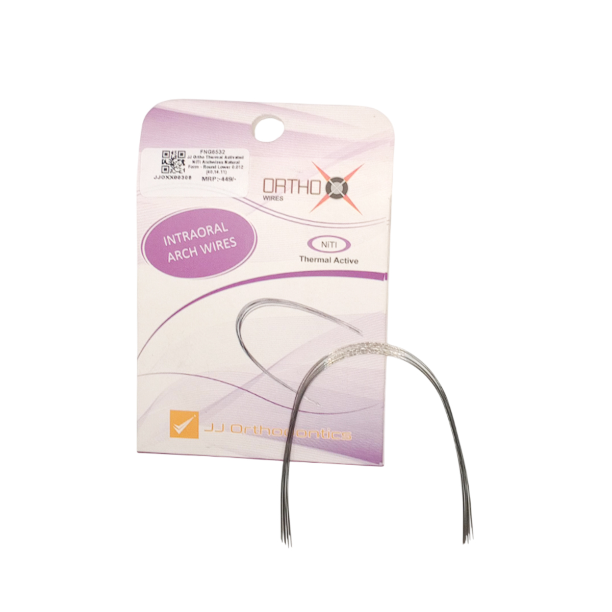 JJ Ortho Thermal Activated NiTi Archwires Natural Form - Rectangular