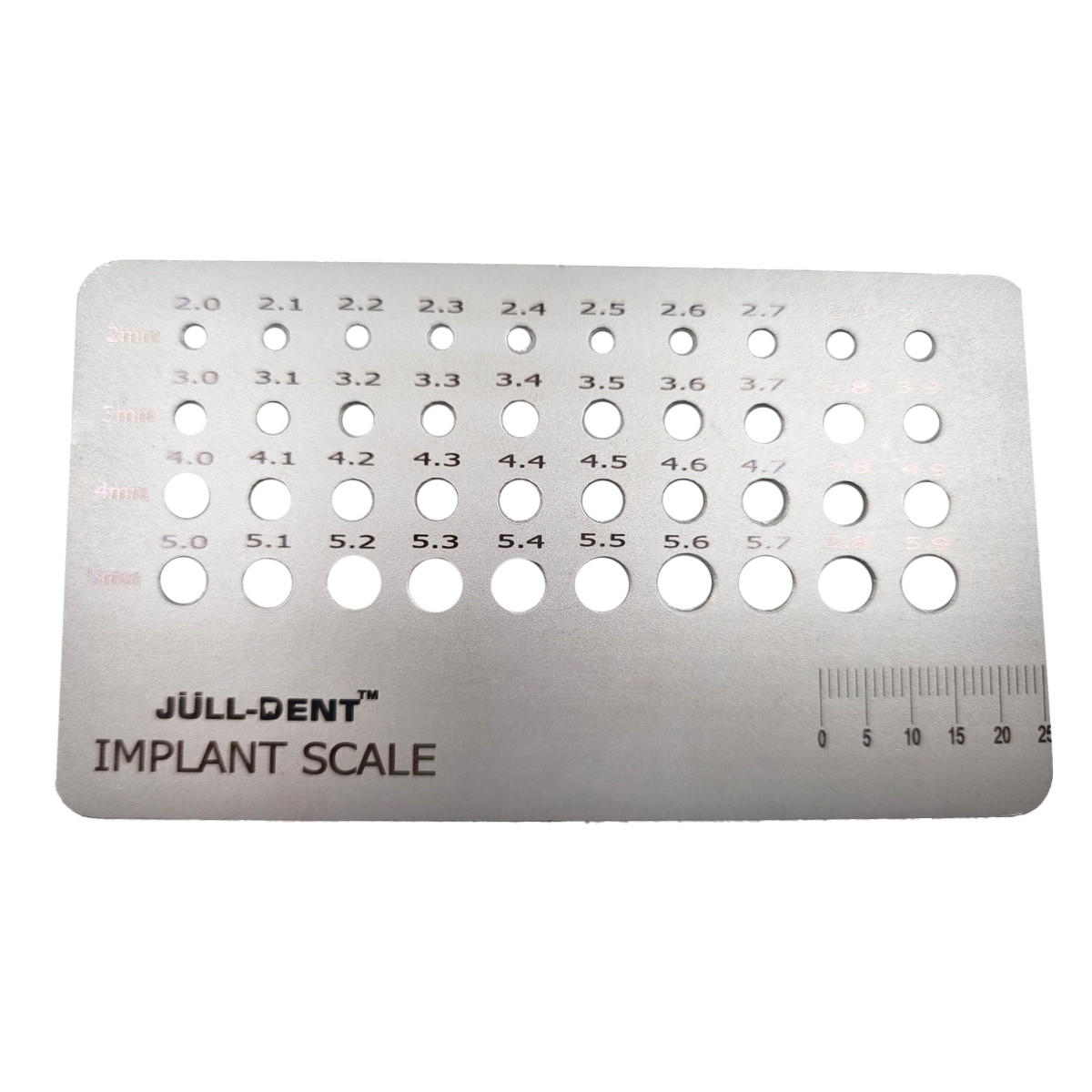 Julldent SS Implant Hand Scale # 112