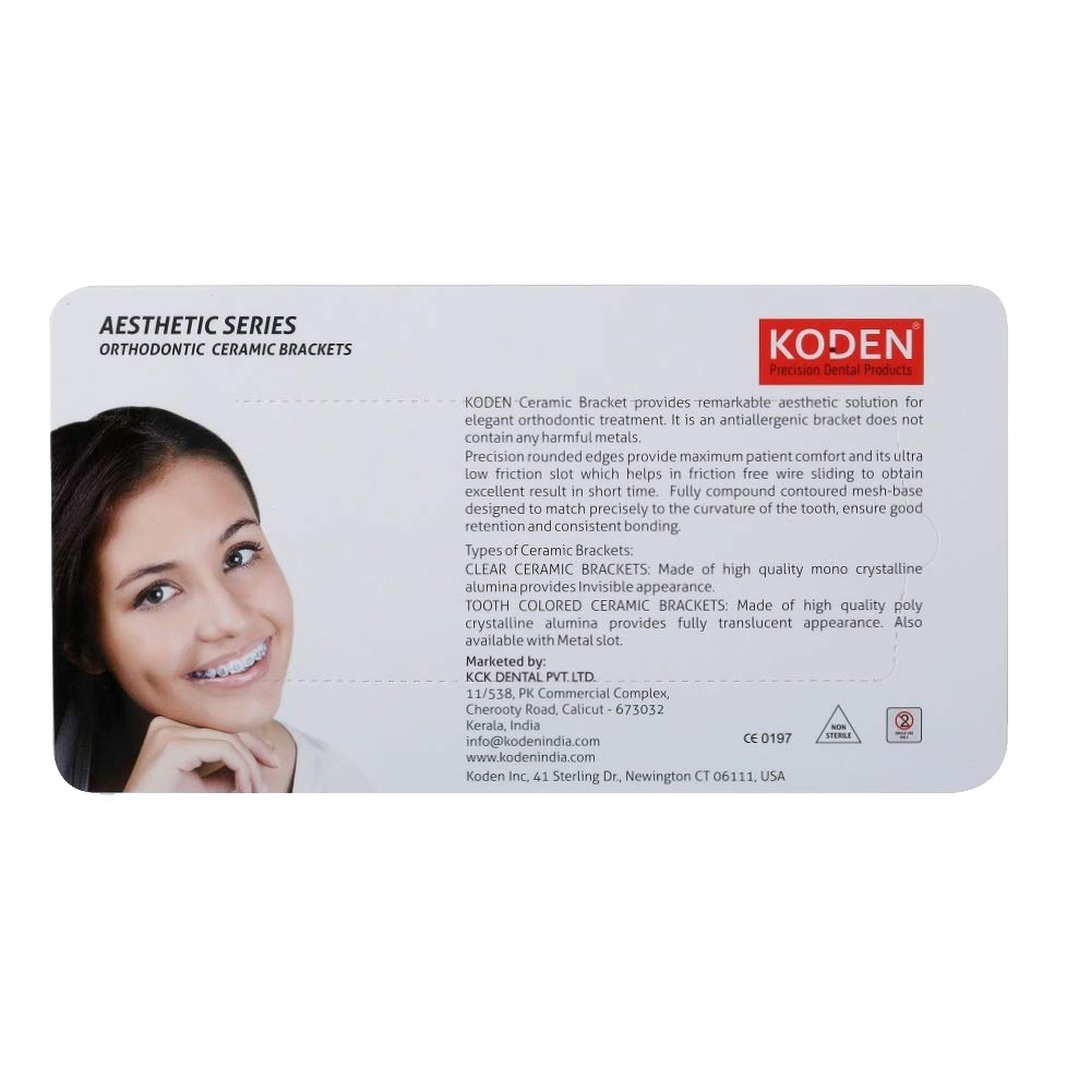 Koden Basic MBT Ceramic Bracket Kits