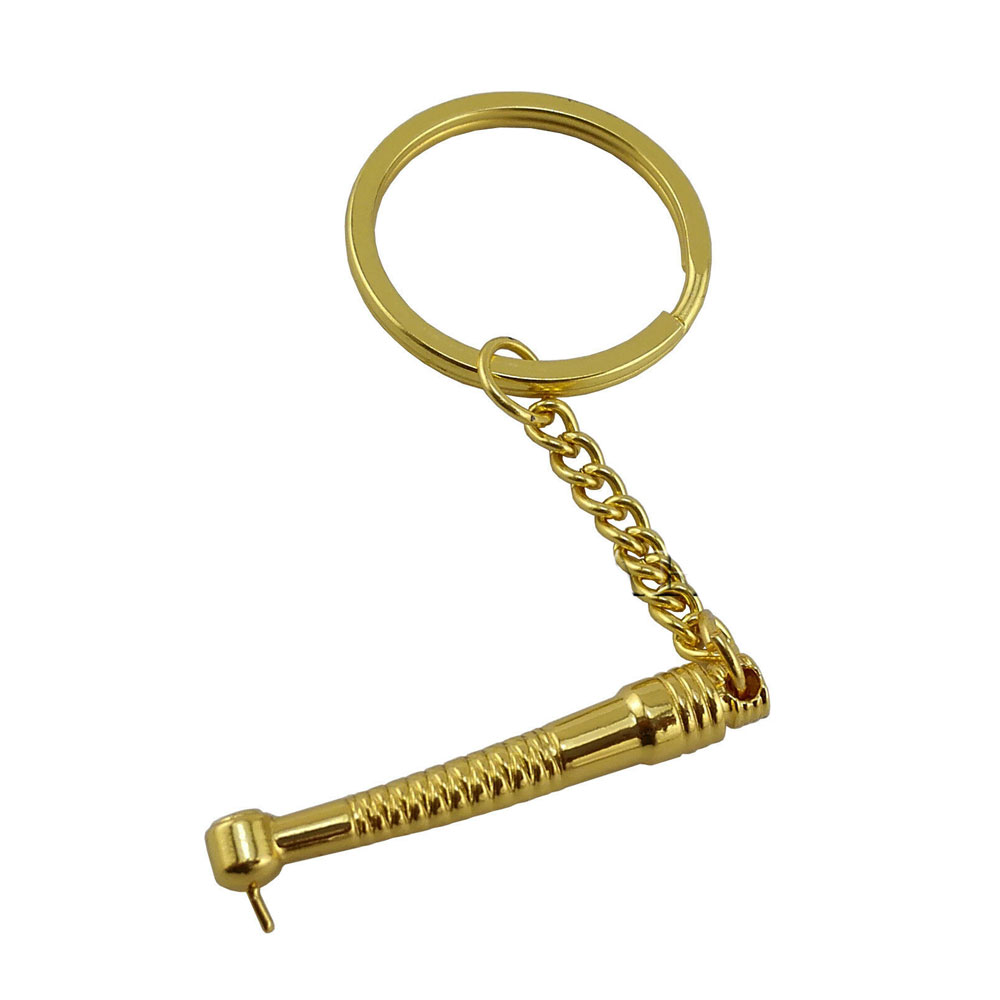 Dental Airotor Key Chain - Golden