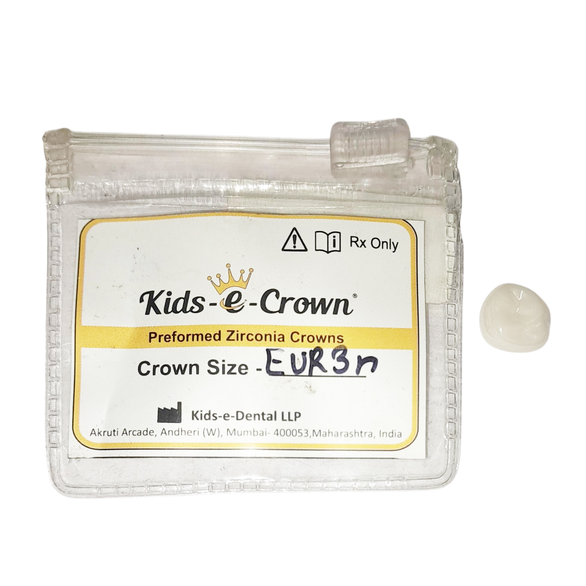 Kids-e-Crown Zirconia Upper Right 2nd Molar 3 Narrow - EUR 3N