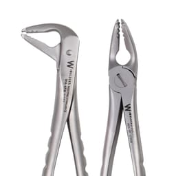 Waldent Atraumatic Extraction Instruments Forceps Kit Set of 6 - Coarse Serrations K1/5 - 7