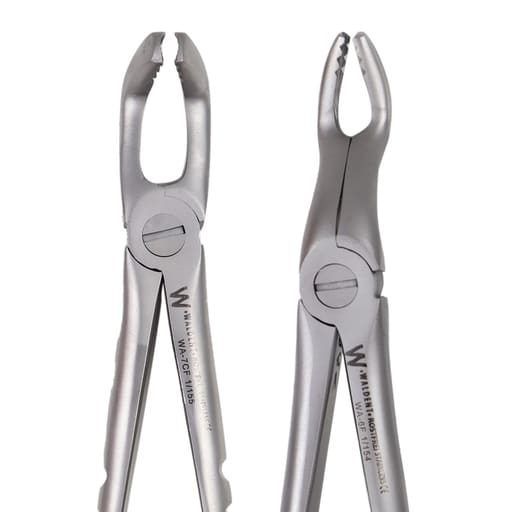 Waldent Atraumatic Extraction Instruments Forceps Kit Set of 6 - Coarse Serrations K1/5
