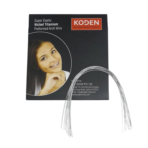 Koden Superelastic NiTi Archwires - Rectangular Lower 0.019 x 0.025 (Pack of 10)