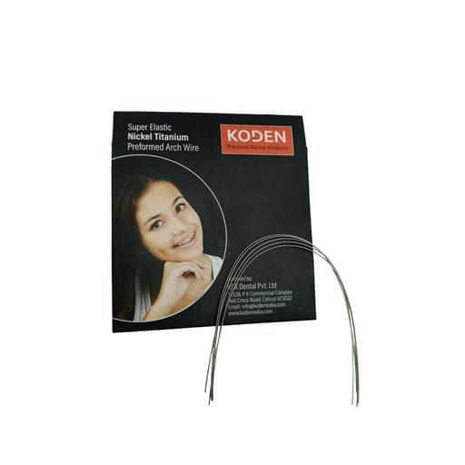 Koden Heat Activated NiTi Archwires - Round Lower 0.016 (Pack of 5)