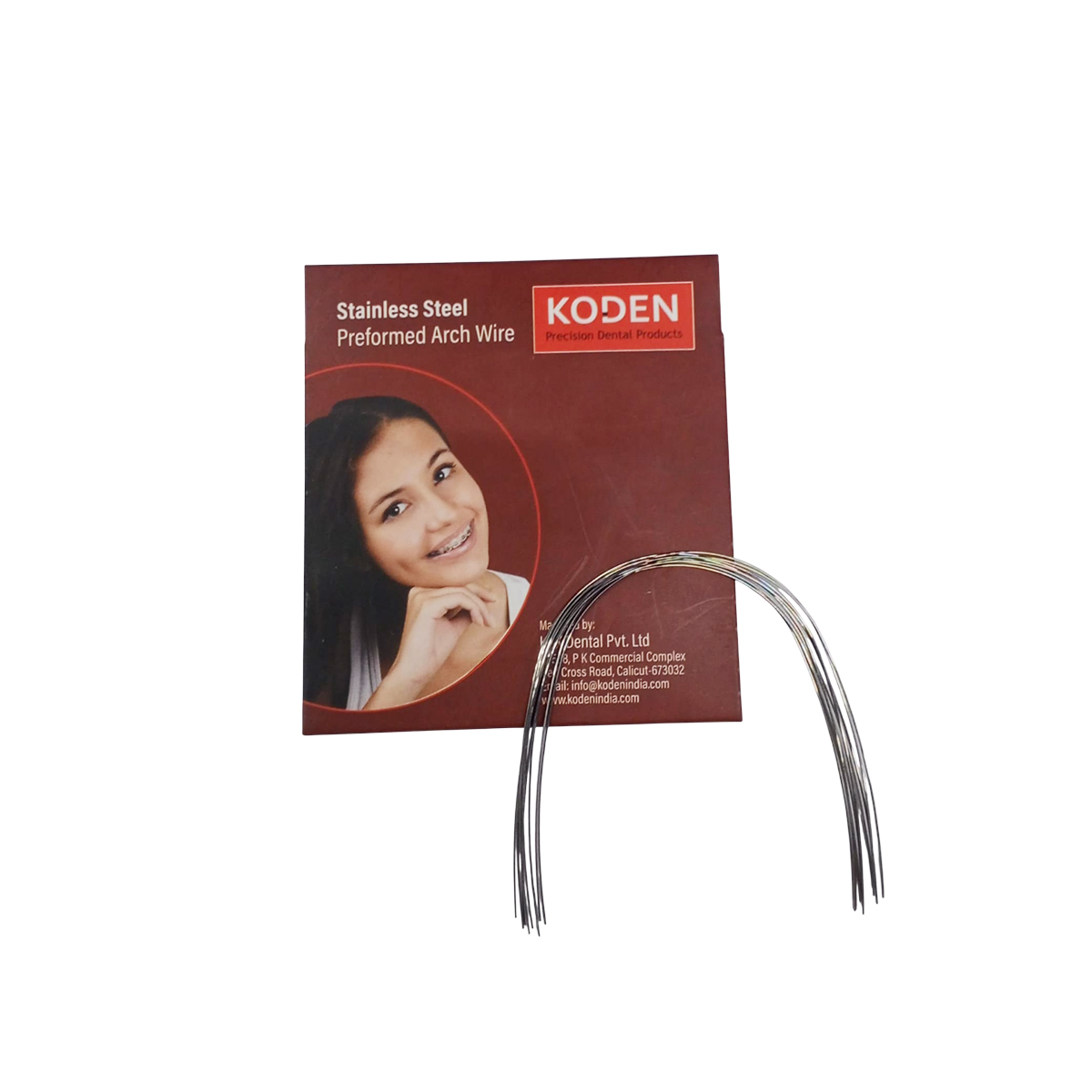 Koden Stainless Steel Archwires - Round Upper 0.018 (Pack of 10)