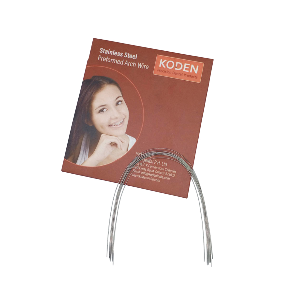 Koden Stainless Steel Archwires - Round Lower 0.016 (Pack of 10)