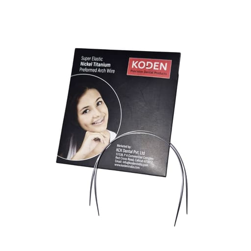 Koden Reverse Curve NiTi Archwires - Round Lower 0.018 (Pack of 2)