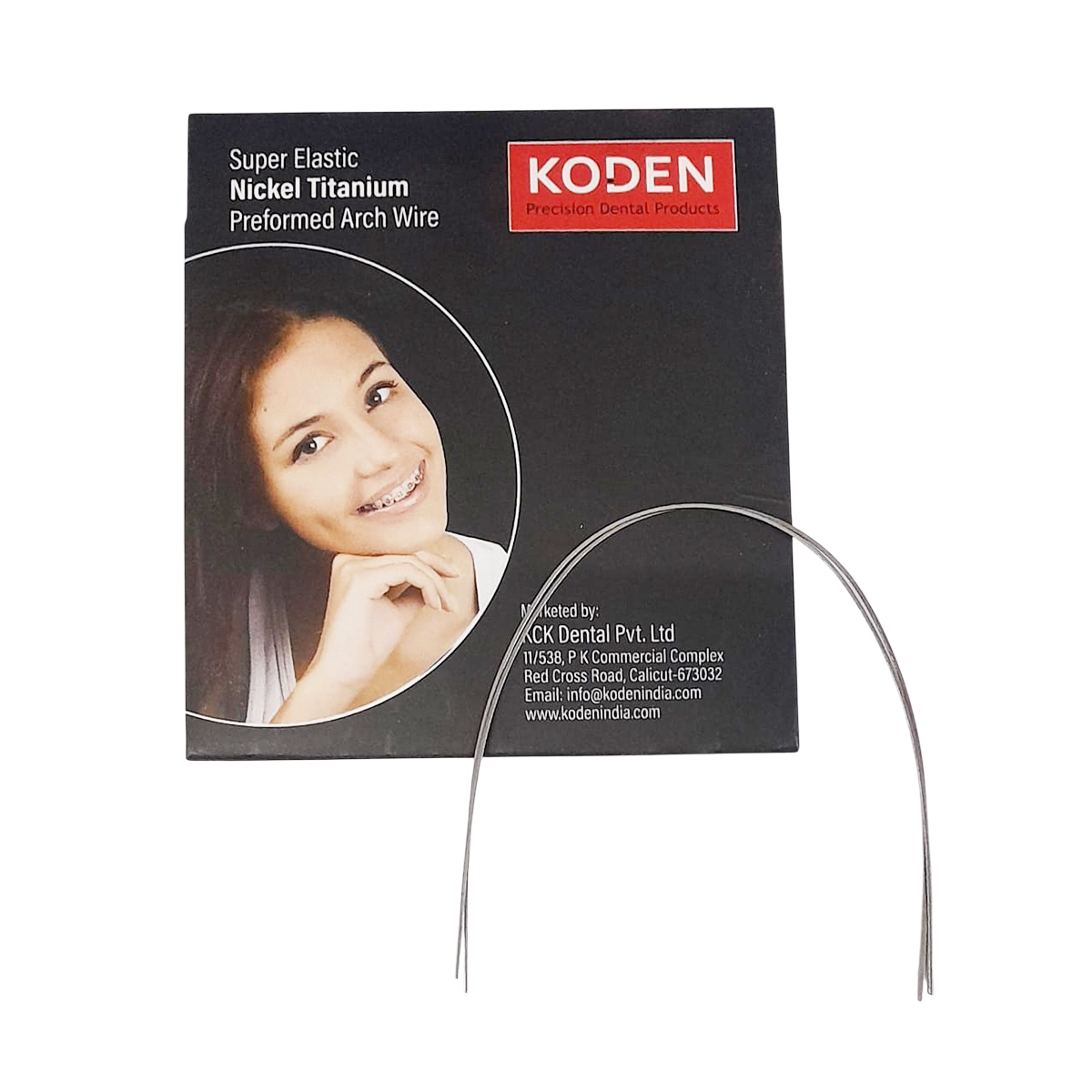 Koden Preformed TMA Archwires - Rectangular Upper 0.021 x 0.025 (Pack of 2)