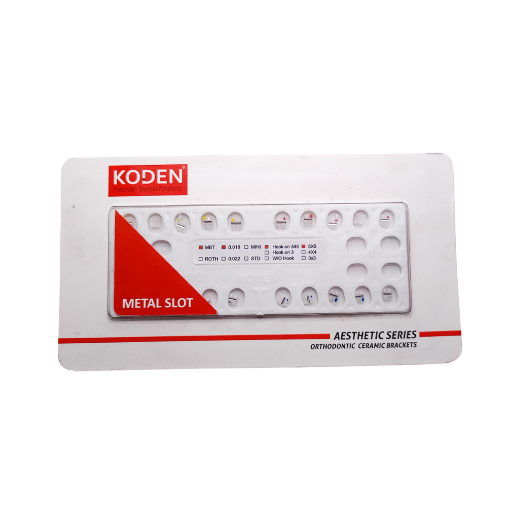 Koden Ceramic Metal Slot Bracket Kit MBT 018