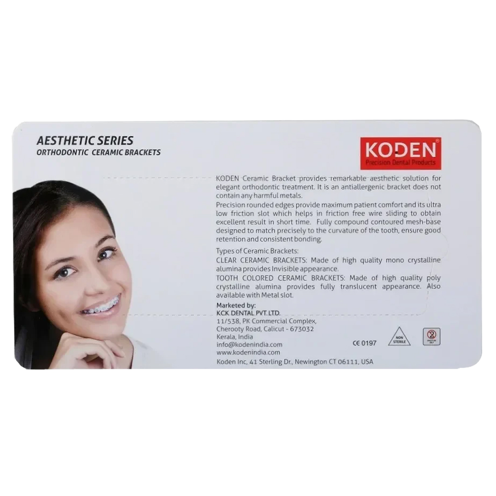 Koden Supreme MBT Ceramic Bracket Kits