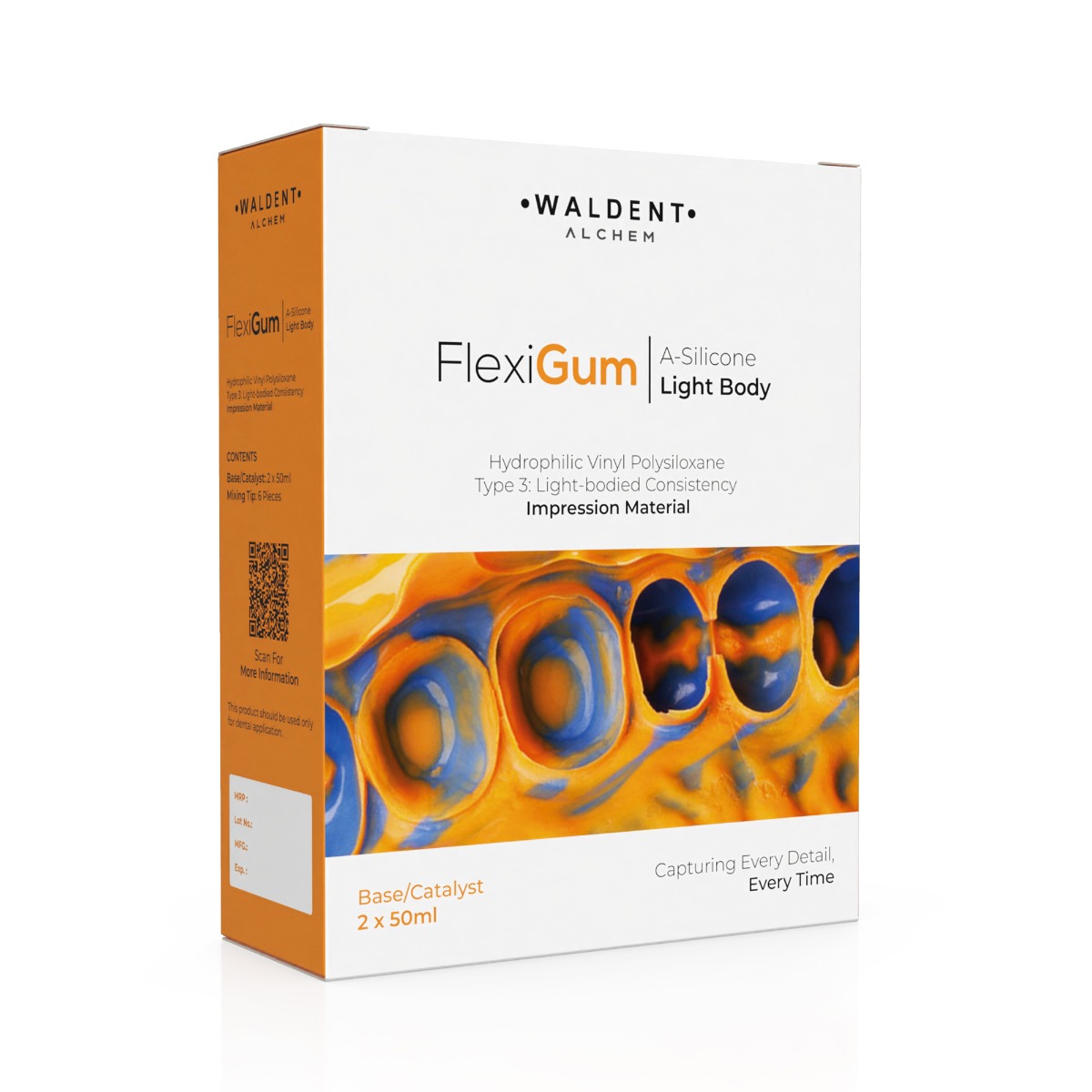 Waldent FlexiGum VPS A-Silicone Putty + Light Body Combo Kit     