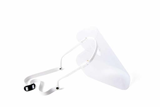 Polydentia Vista-Tec Protective Face Shields With Frame