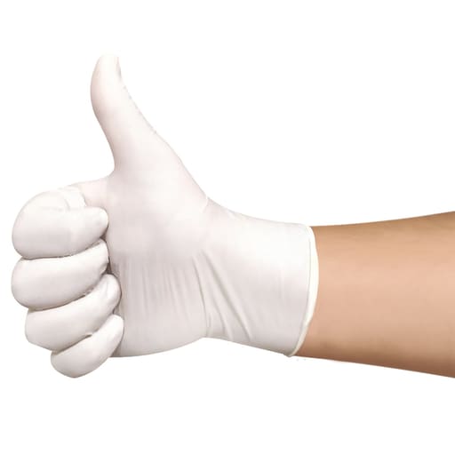 Waldent Latex Premium Examination Gloves (Pack of 80)