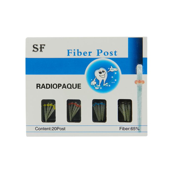 Fiber Post With 4 Drills ( Pack of 20 Posts )