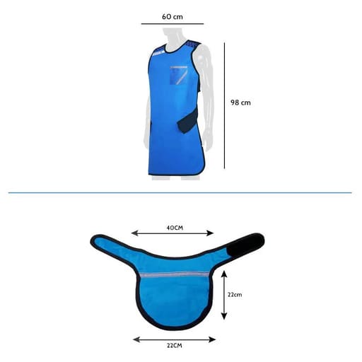 Waldent Dental Lead Apron & Thyroid Shield Collar(BARC Approved)
