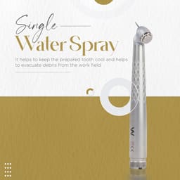 Waldent Premium Plus 45 Degree Airotor Handpiece And Cartridge  - 19