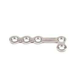 SK Surgicals SS Mini Bone Plates L Shape 90° With Gap - Left 2mm (5 Holes) 200.520SL (Pack of 2 )