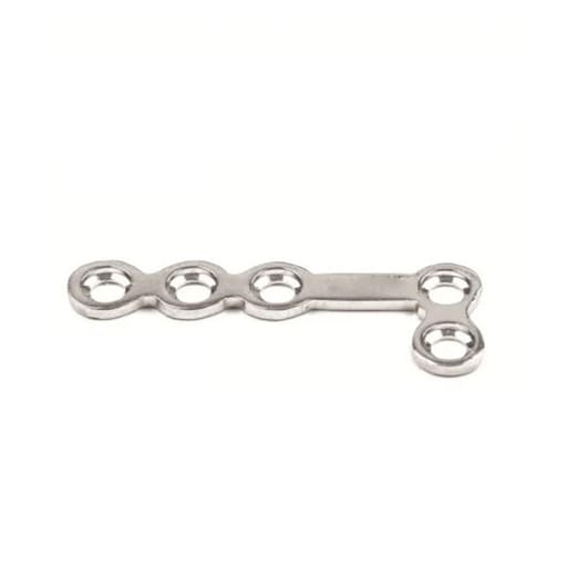 SK Surgicals SS Mini Bone Plates L Shape 90° With Gap - Left 2mm (5 Holes) 200.520SL (Pack of 2 )