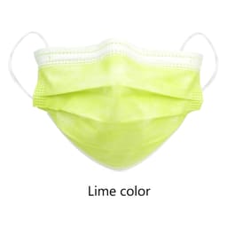 Waldent 3 Ply Mask - Lime Color (Pack of 50)