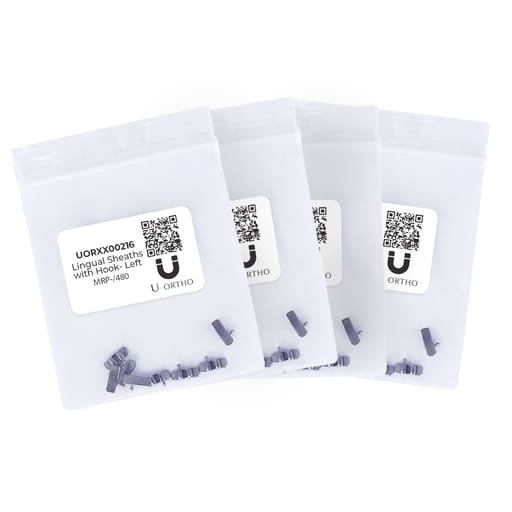 U ortho Lingual Sheaths with Hooks